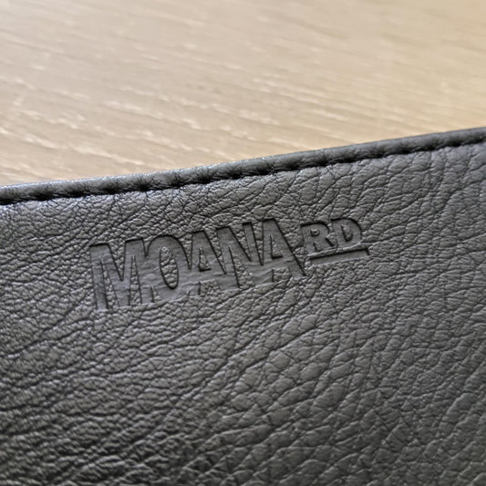 MOANA RD zipper pouch black