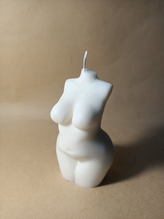 Wholesale - Voluptuous Plump Body Candle (White)