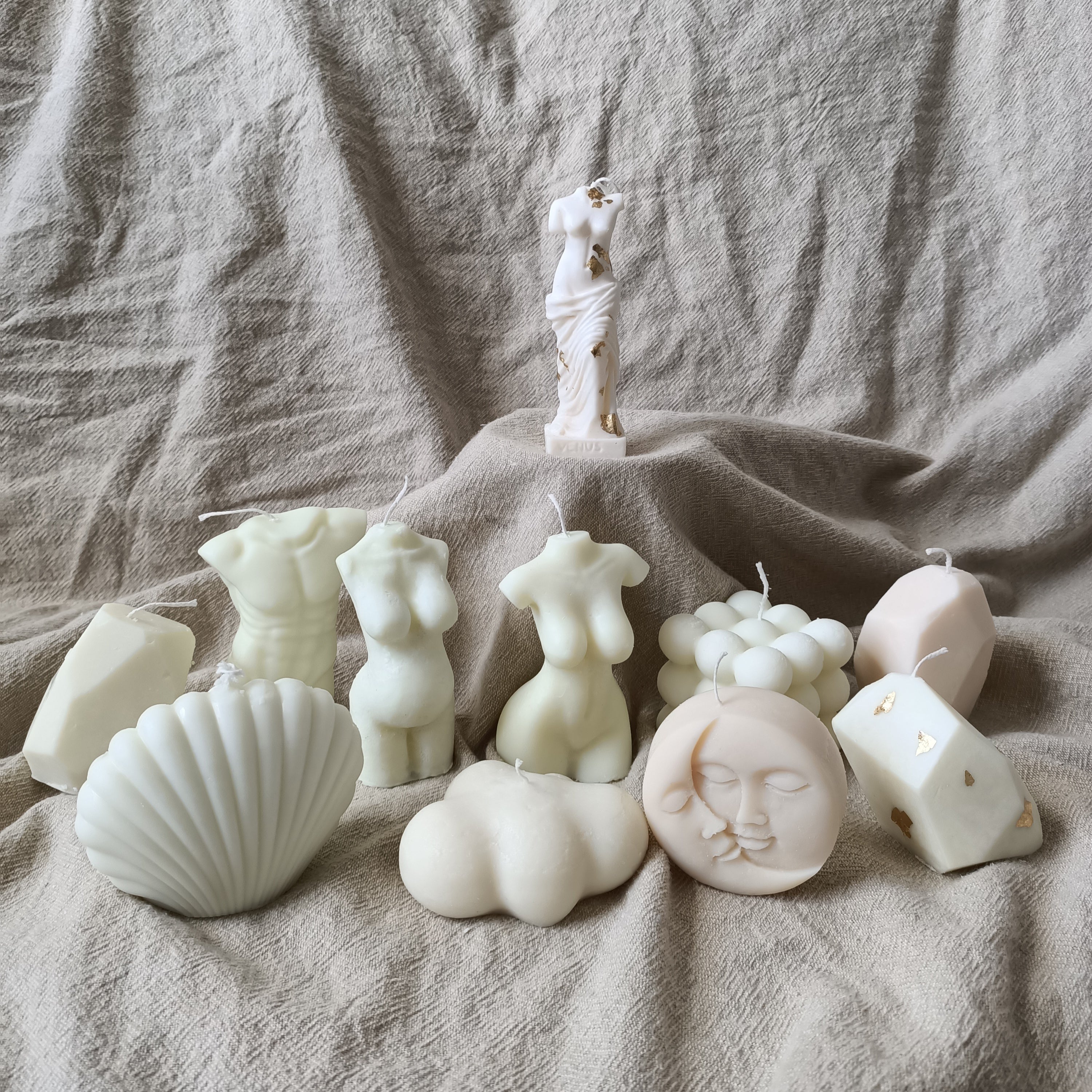 Sculpted Soy Candles