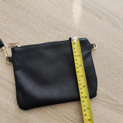 MOANA RD zipper pouch black