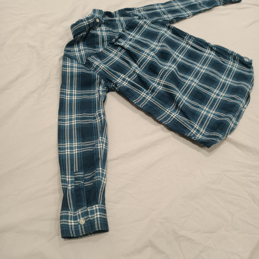 COUNTRY ROAD shirt size 7 boys checkered long sleeve