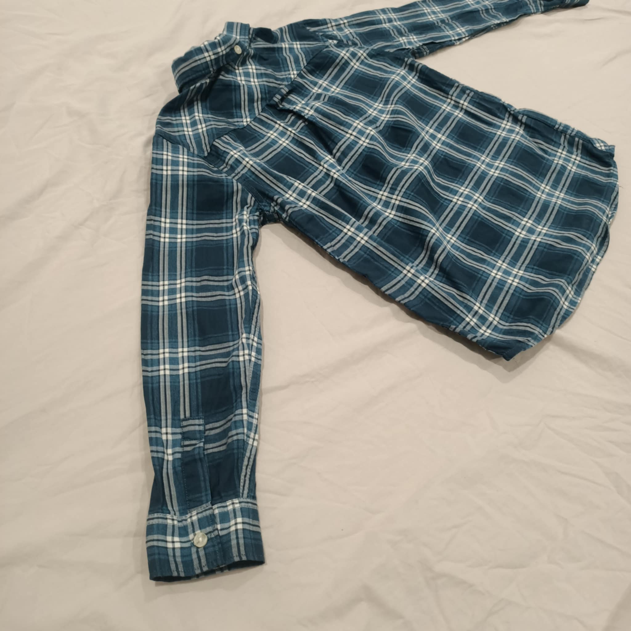 COUNTRY ROAD shirt size 7 boys checkered long sleeve