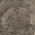 MINTI top size 3 boys long sleeve washed look Skating Panda