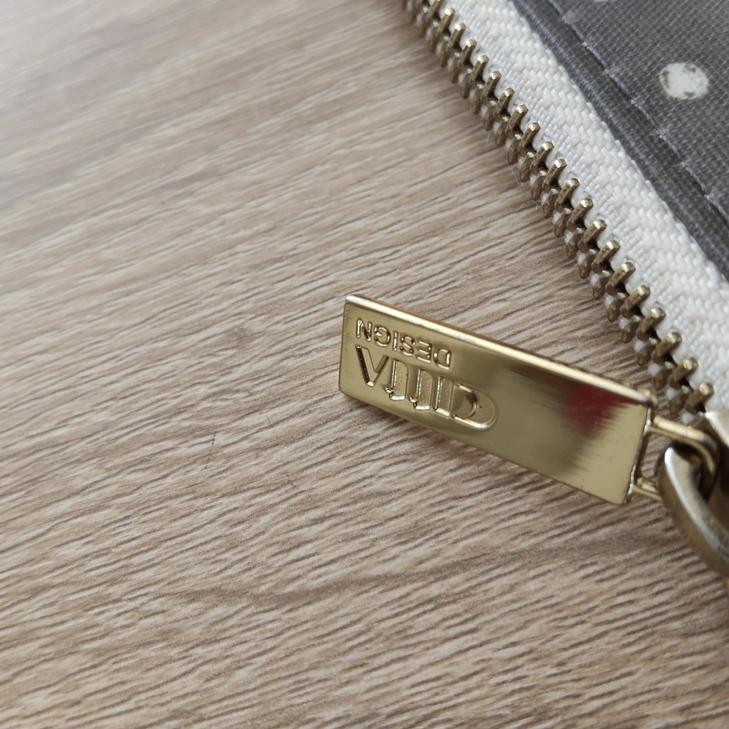 CITTA zipper pouch polkadot