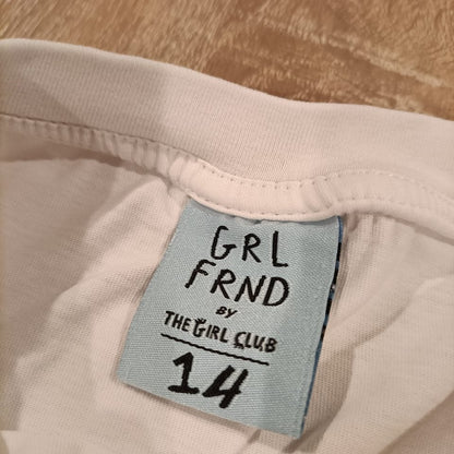 GRLFRND by The Girl Club tee size 14y girls short sleeve