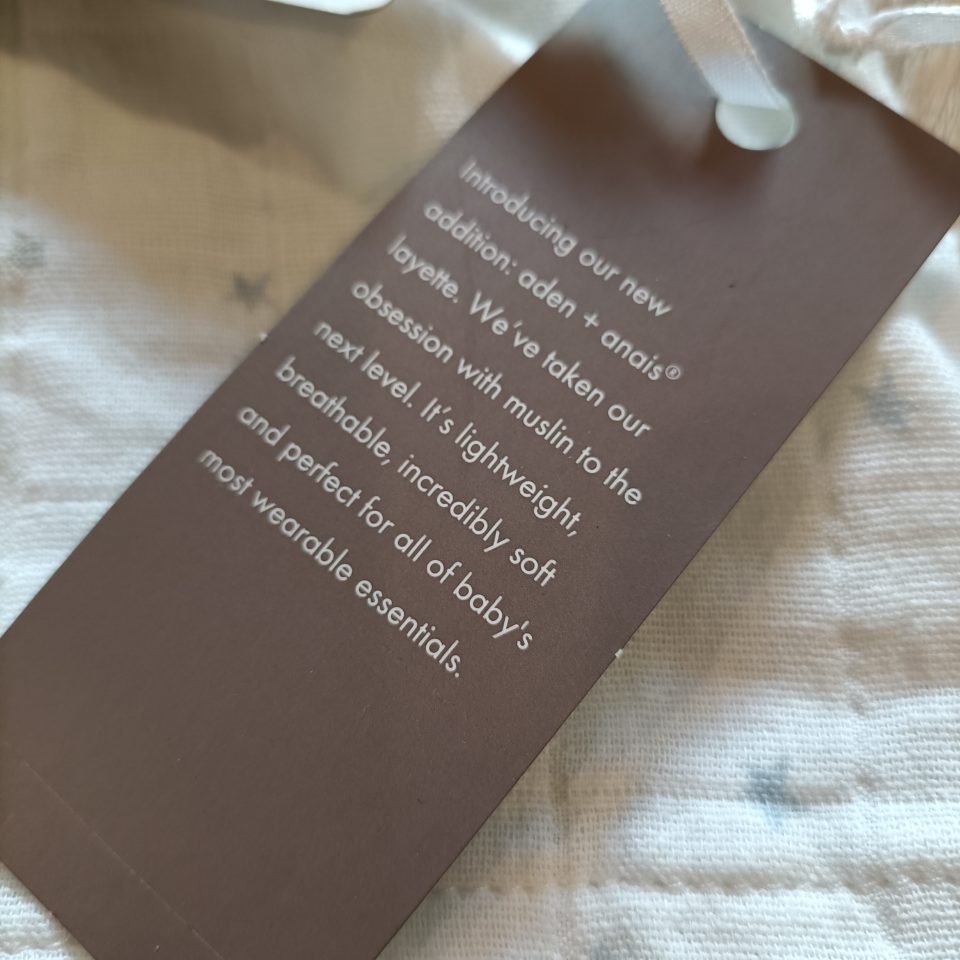 *NEW ADEN + ANAIS muslin smock top baby girls size 0-3m BNWT