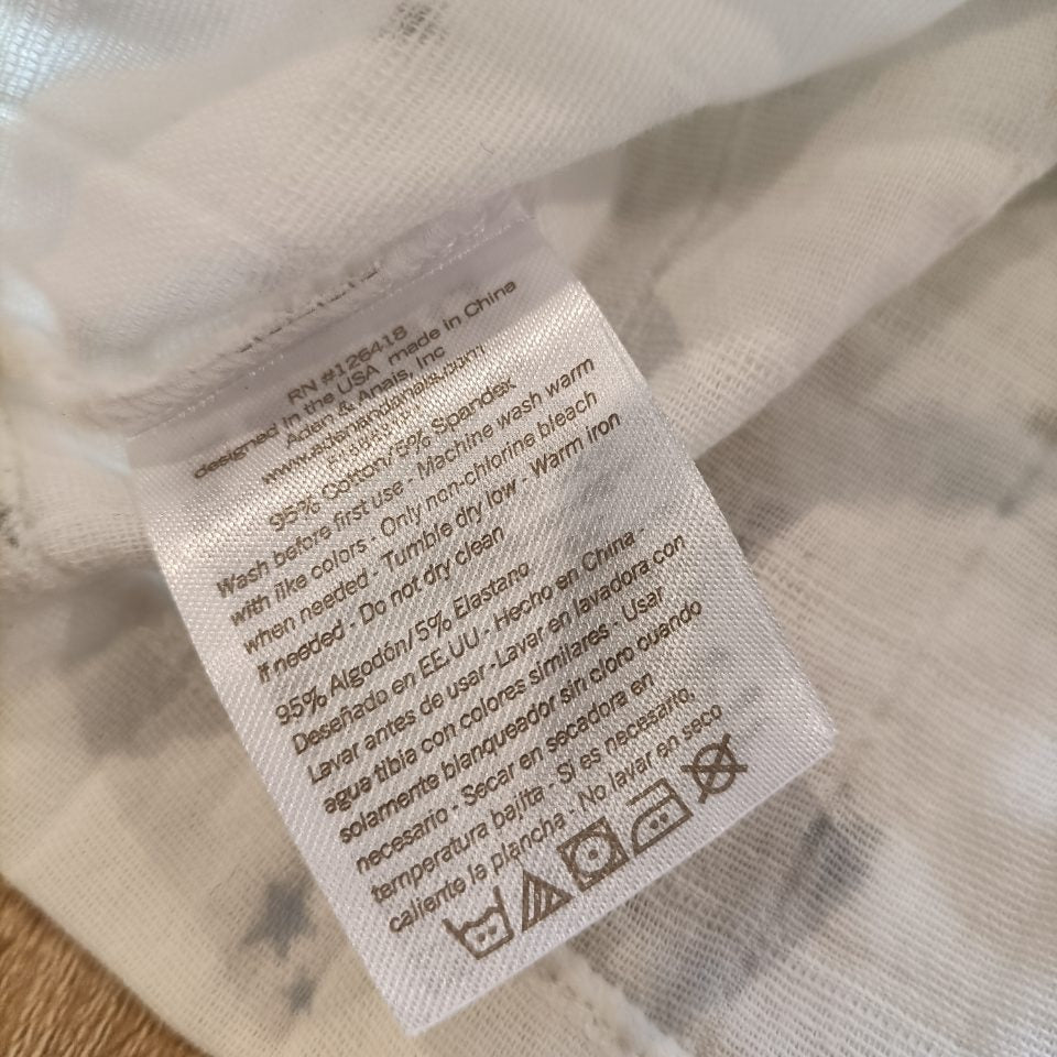 *NEW ADEN + ANAIS muslin smock top baby girls size 0-3m BNWT