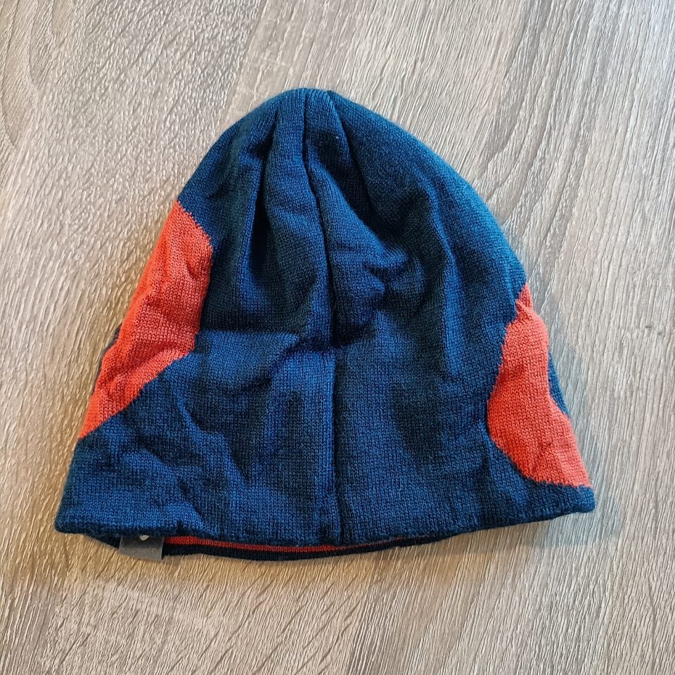 ICEBREAKER MERINO beanie babies 1-2y navy/orange