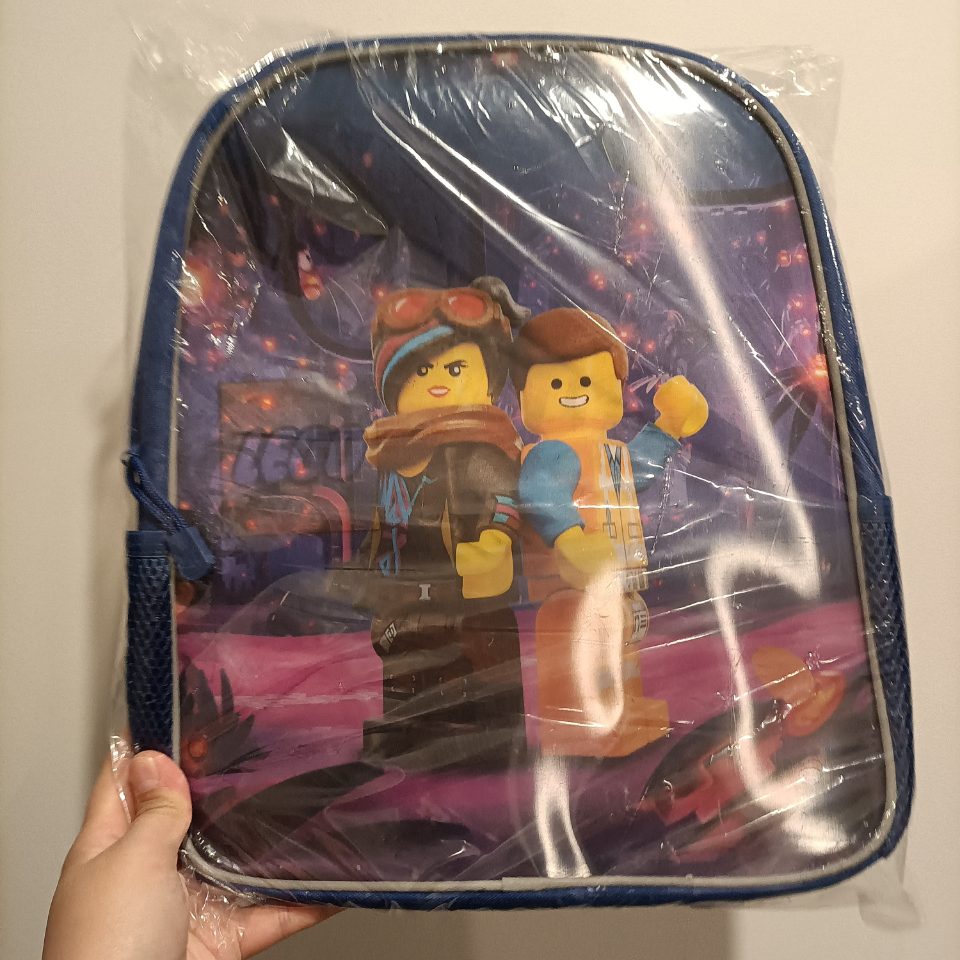 *NEW LEGO movie backpack kids (29x35cm) 3D graphic