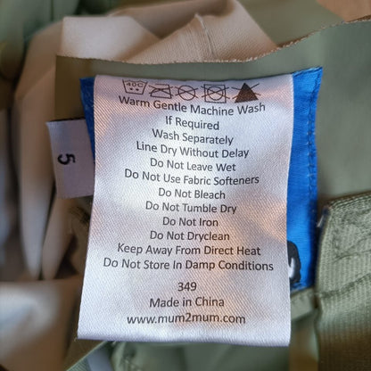 Mum2Mum waterproof playsuit size 5y green