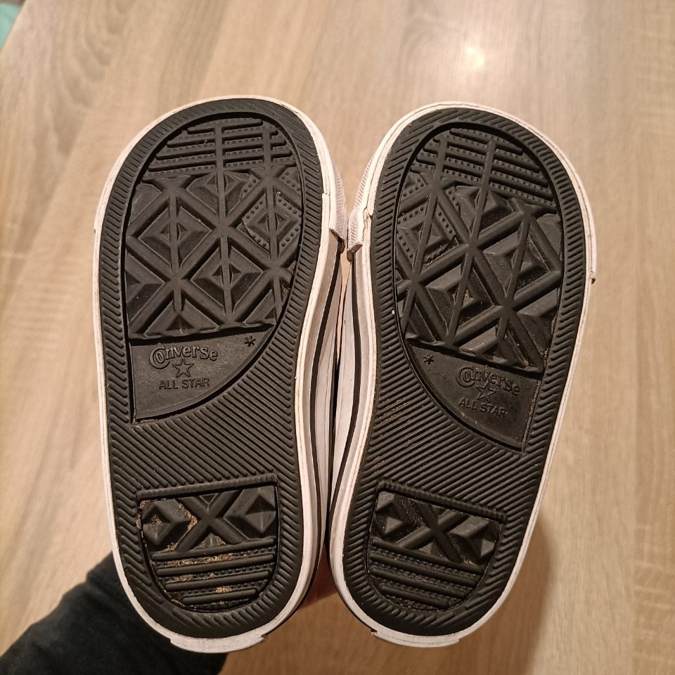 CONVERSE ALL STARS shoes size 6 infant - 13cm (Glow Bug High Top)