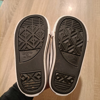 CONVERSE ALL STARS shoes size 6 infant - 13cm (Glow Bug High Top)