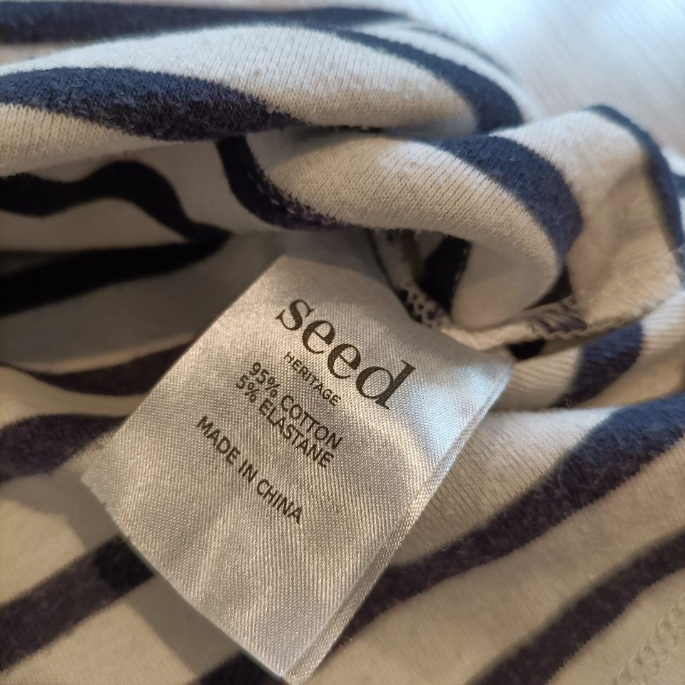 SEED dress size 3 girls stripes