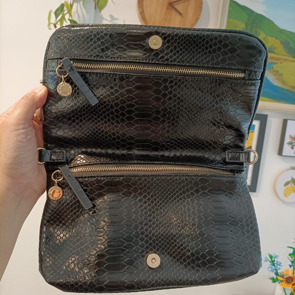 MARCS Amy clutch black bag (15 x 25cm)