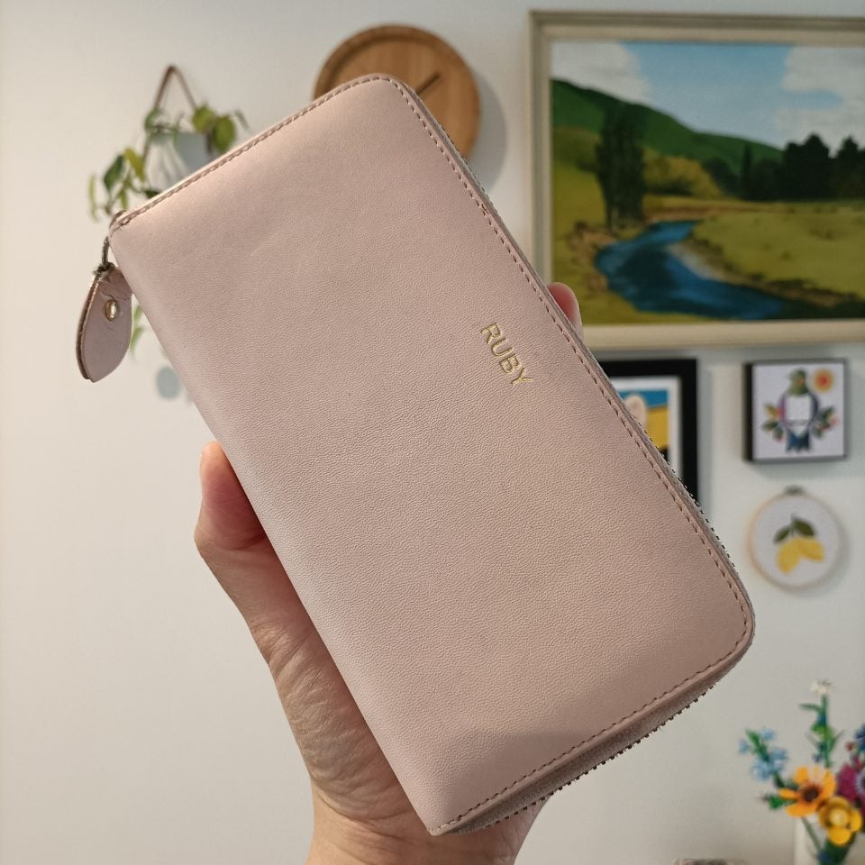 RUBY wallet light pink (10 x 19cm)