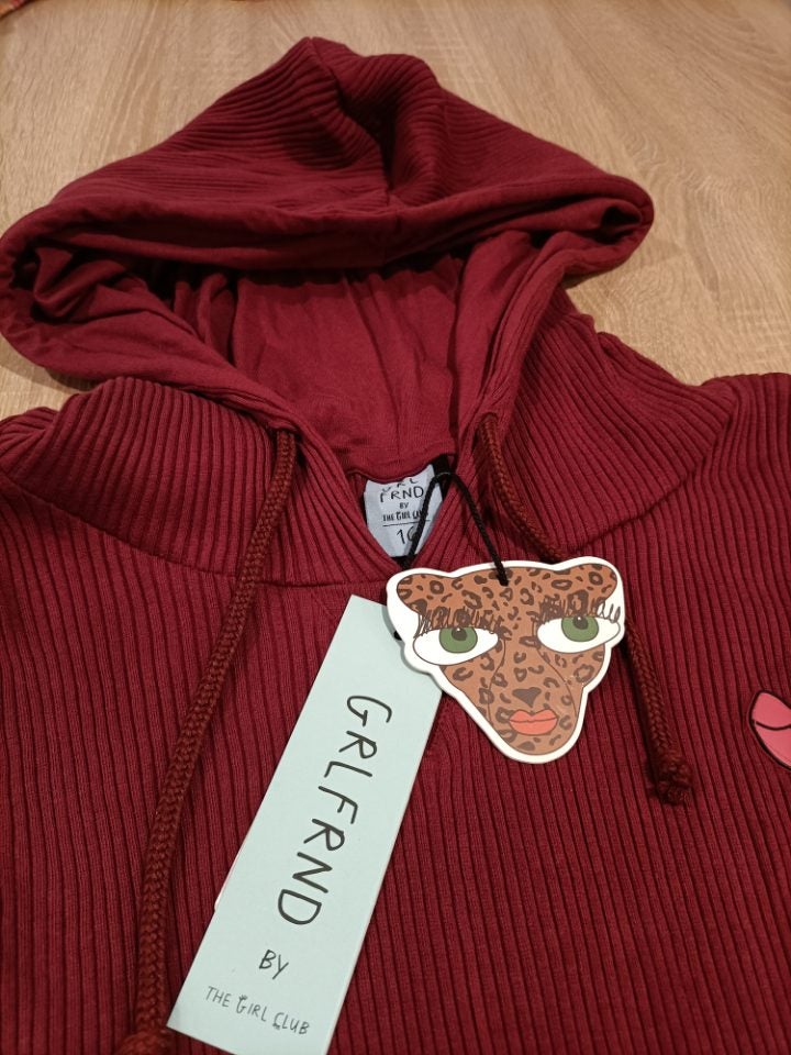*NEW GRLFRND by The Girl Club hoodie size 16y girls BNWT