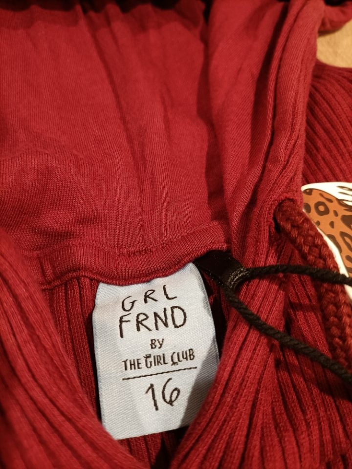 *NEW GRLFRND by The Girl Club hoodie size 16y girls BNWT