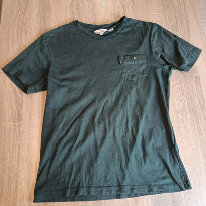 BEN SHERMAN tee size S mens short sleeve dark green