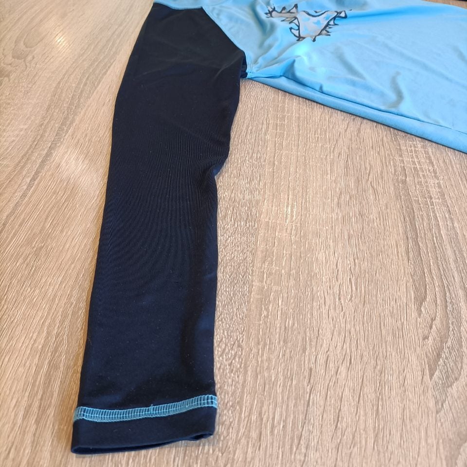 QUIKSILVER swim top size 6 boys long sleeve blue