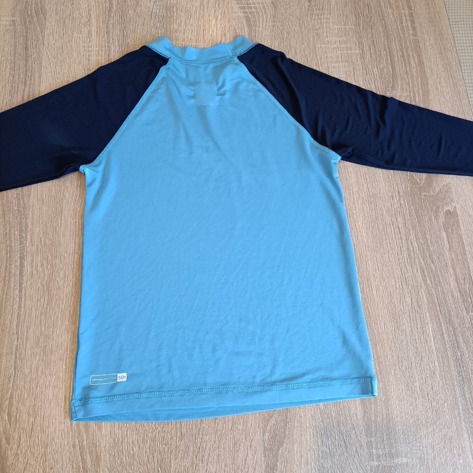 QUIKSILVER swim top size 6 boys long sleeve blue