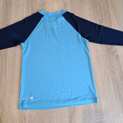 QUIKSILVER swim top size 6 boys long sleeve blue
