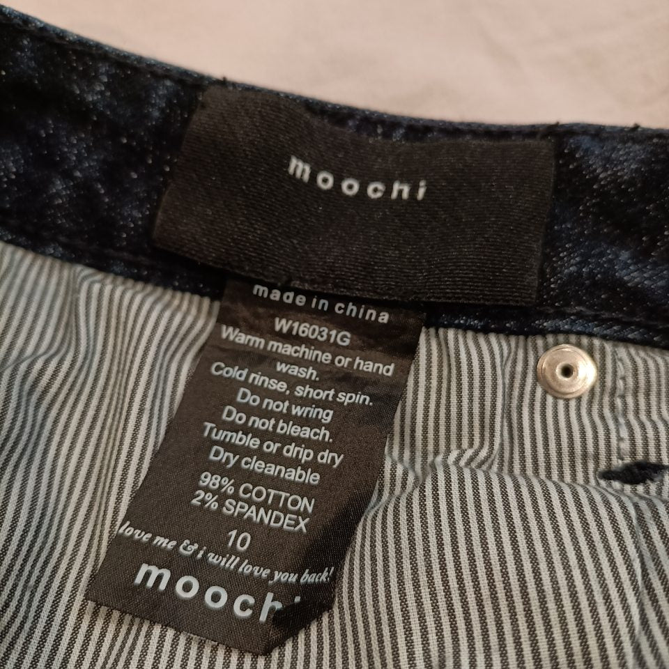 MOOCHI jeans size 10 women dark navy