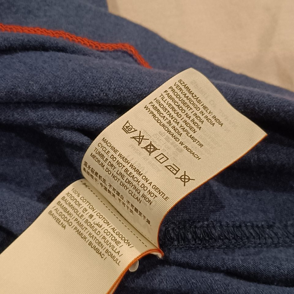 SUPERDRY tee size XL mens navy short sleeve