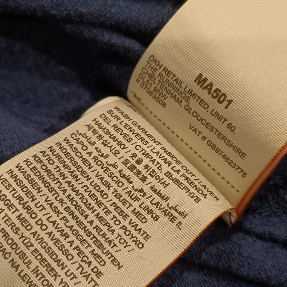 SUPERDRY tee size XL mens navy short sleeve