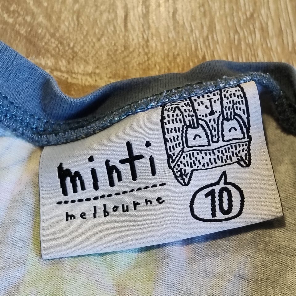 MINTI top size 10y girls short sleeve mermaids