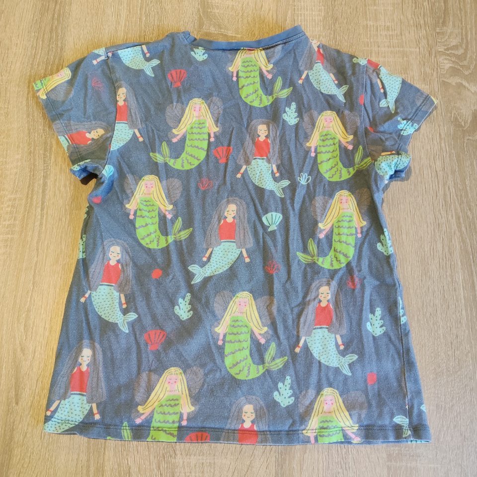 MINTI top size 10y girls short sleeve mermaids