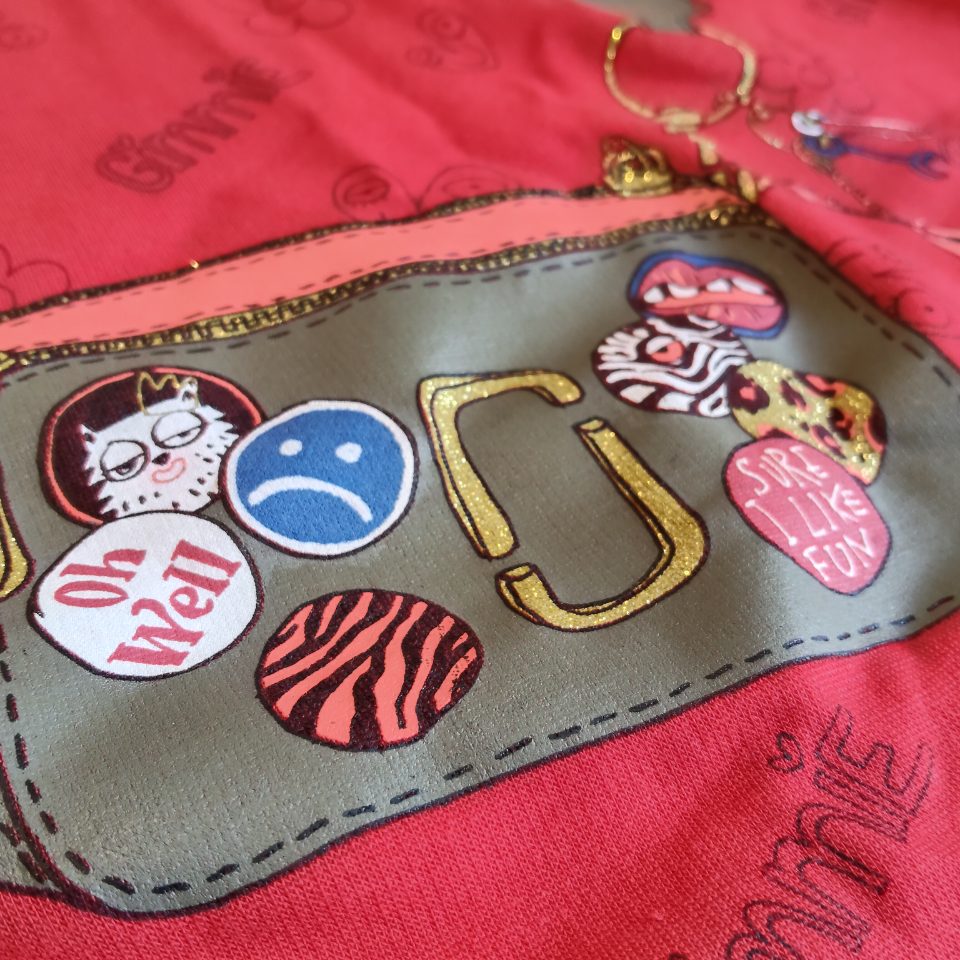 Little MARC JACOBS girls dress size 5y red long sleeve