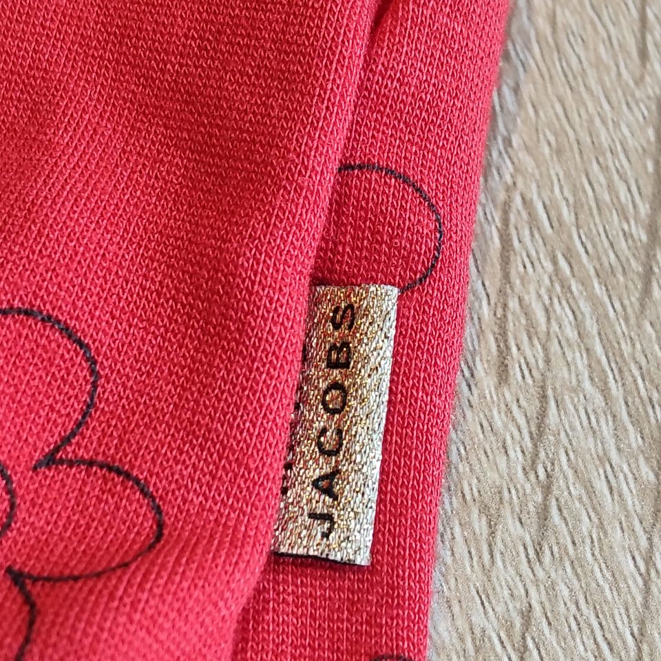 Little MARC JACOBS girls dress size 5y red long sleeve