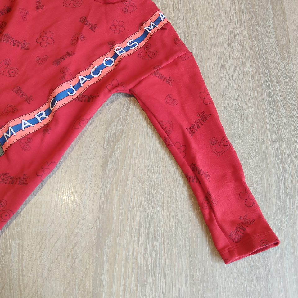 Little MARC JACOBS girls dress size 5y red long sleeve