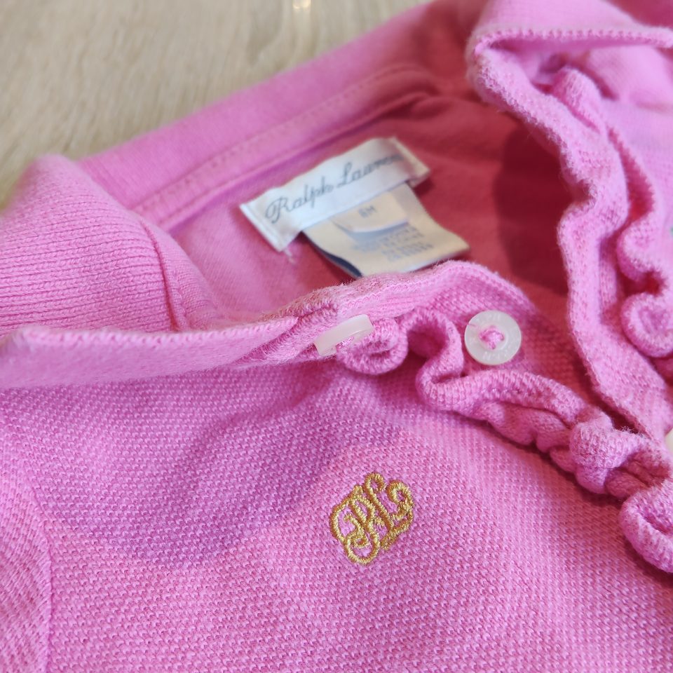 RALPH LAUREN onesie size 6m baby girls pink