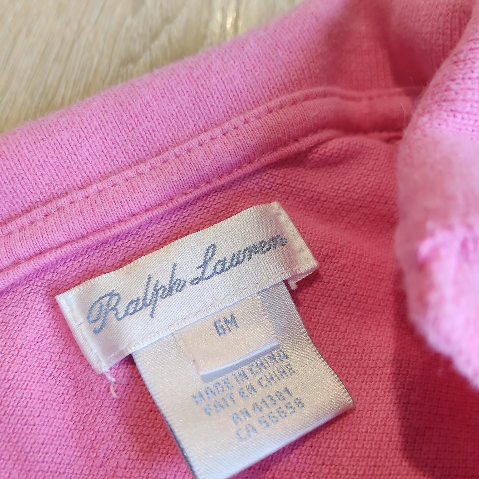 RALPH LAUREN onesie size 6m baby girls pink