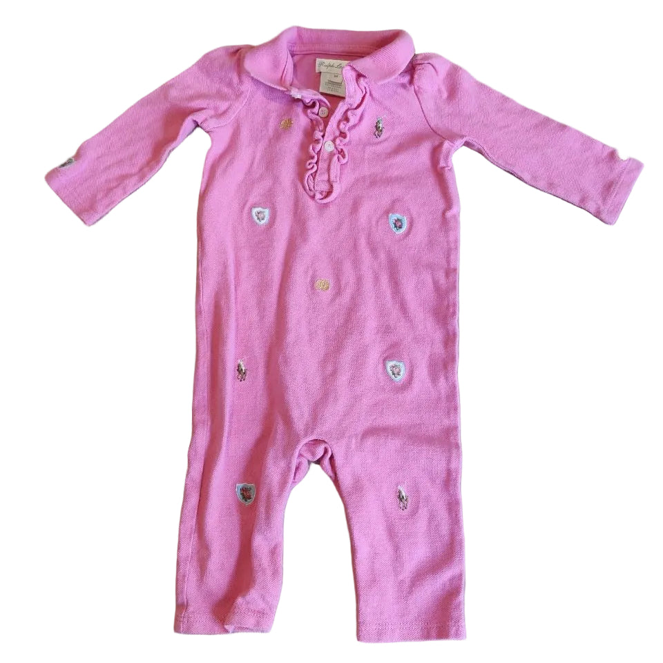 RALPH LAUREN onesie size 6m baby girls pink