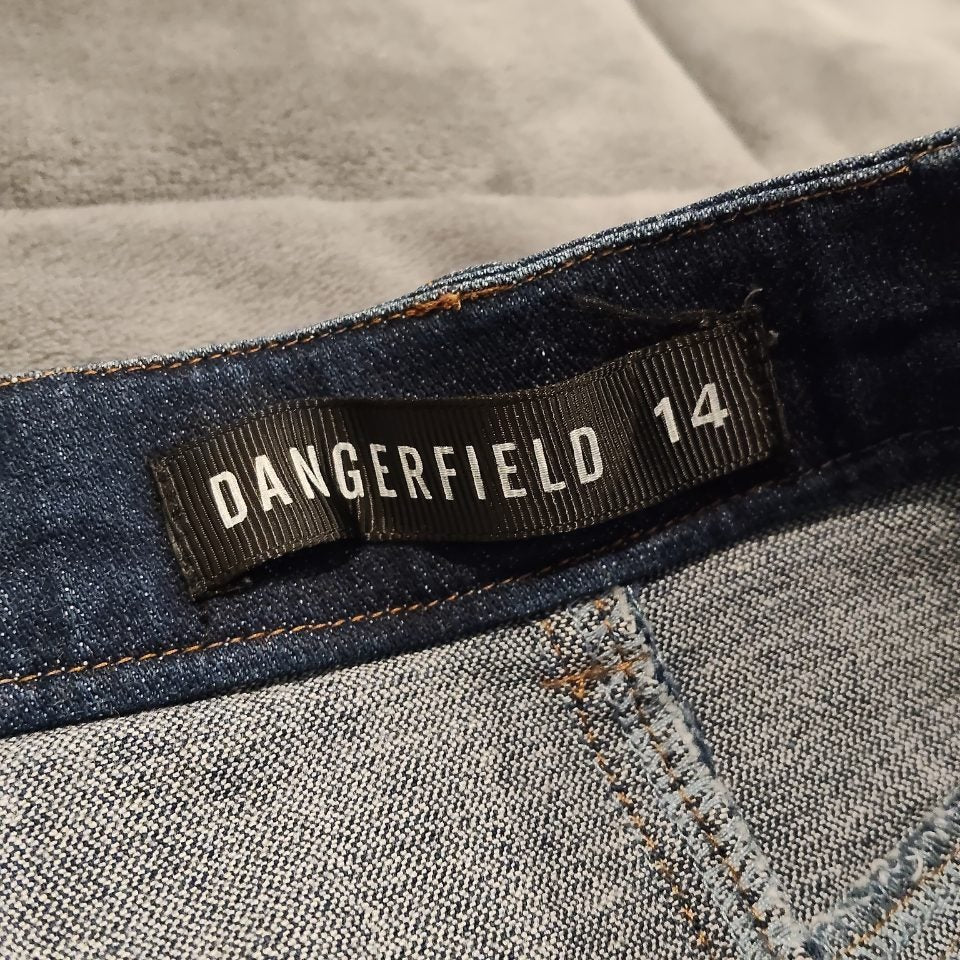 DANGERFIELD denim skirt size 14 women