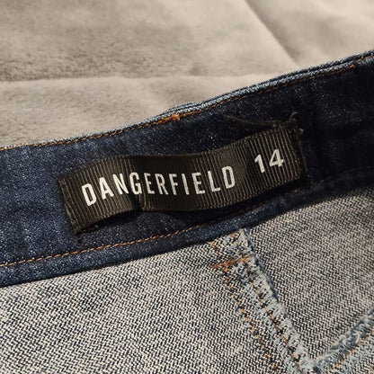 DANGERFIELD denim skirt size 14 women