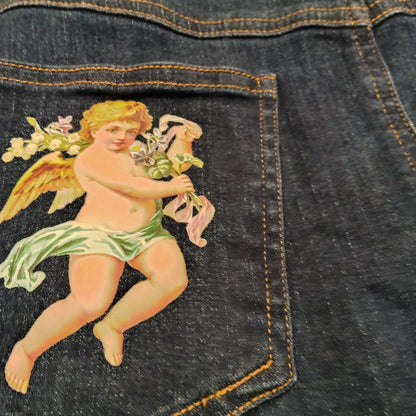 DANGERFIELD denim skirt size 14 women