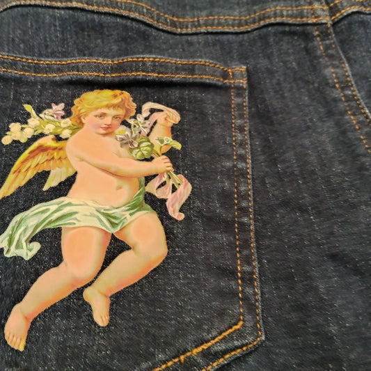 DANGERFIELD denim skirt size 14 women