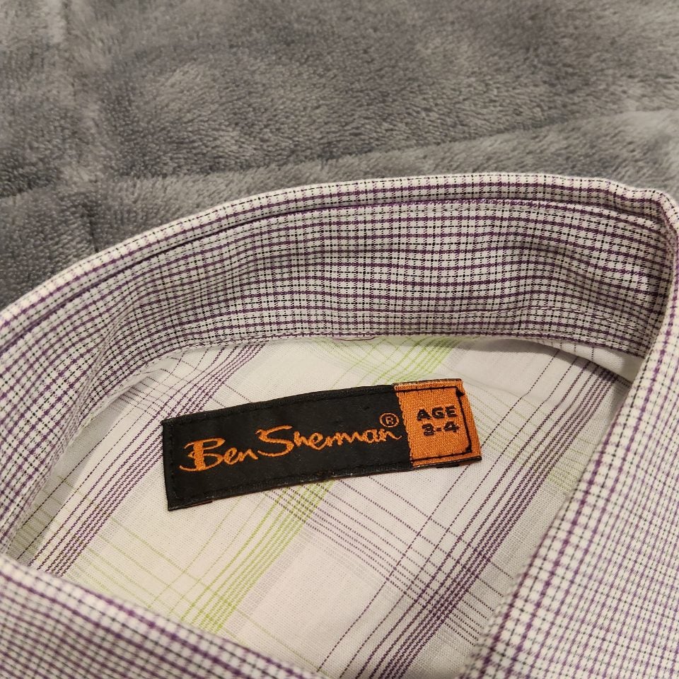 *NEW BEN SHERMAN shirt size 3-4y boys BNWT