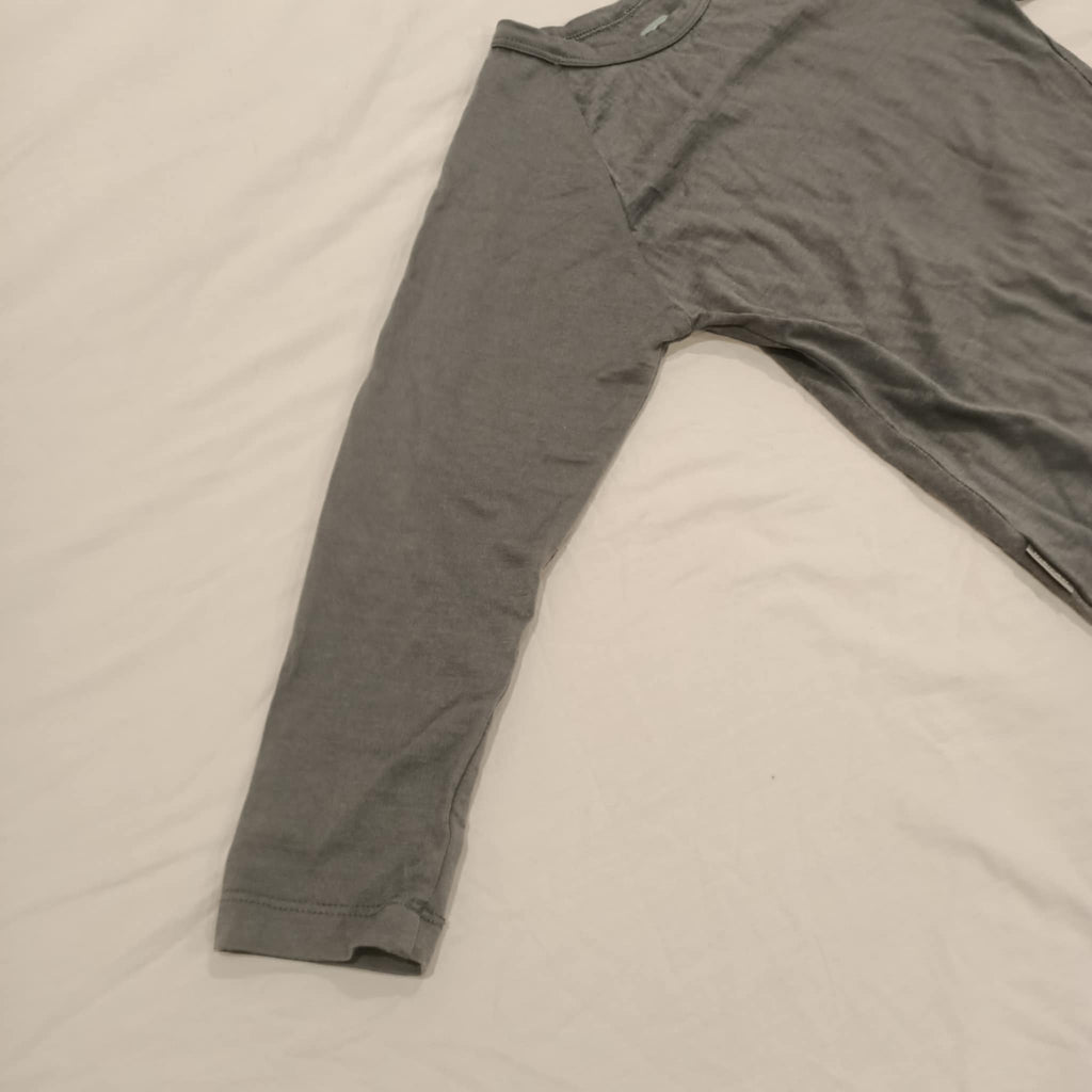 ICEBREAKER Merino top size 7-8y unisex kids long sleeve grey