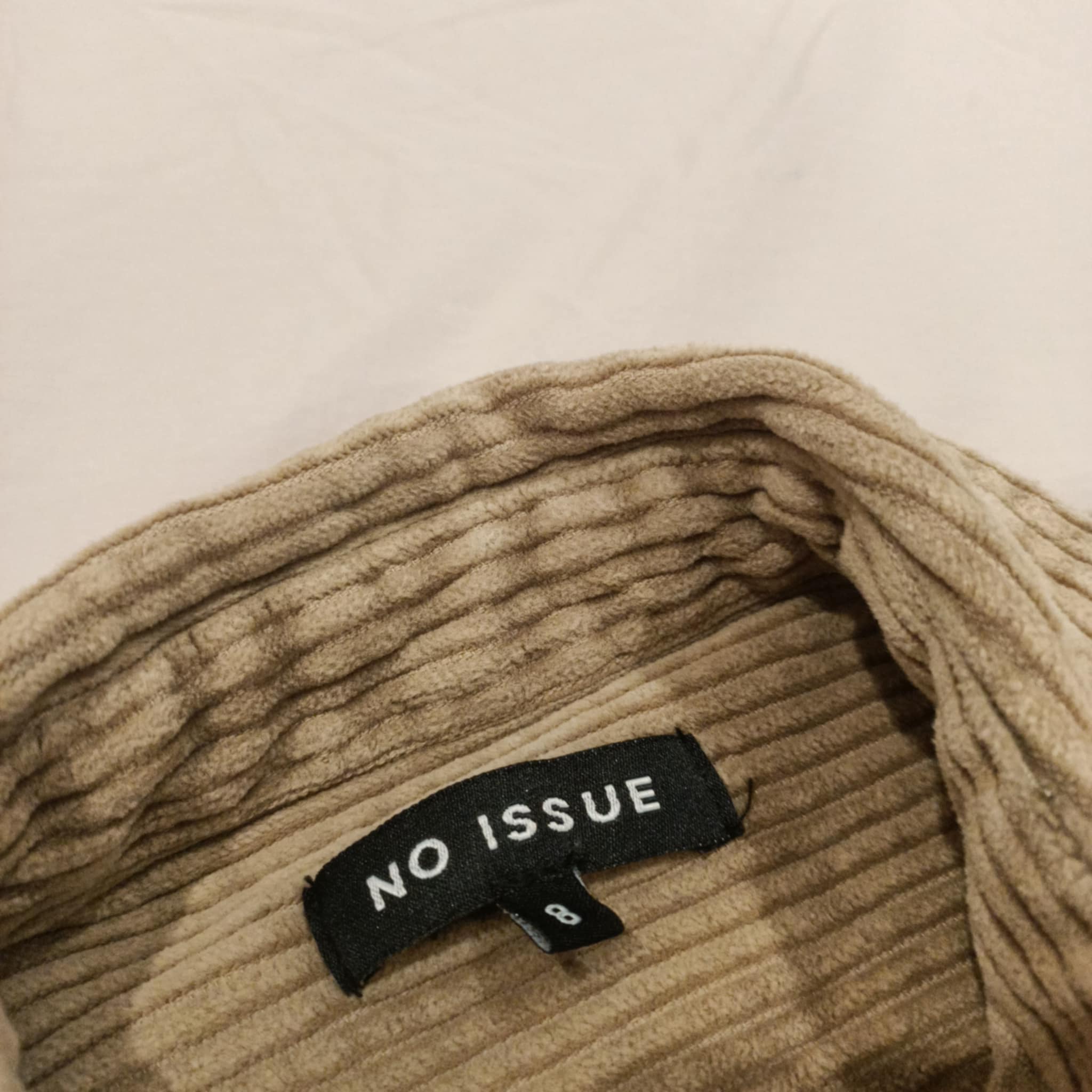 NO ISSUE shirt size 8 boys long sleeve corduroy