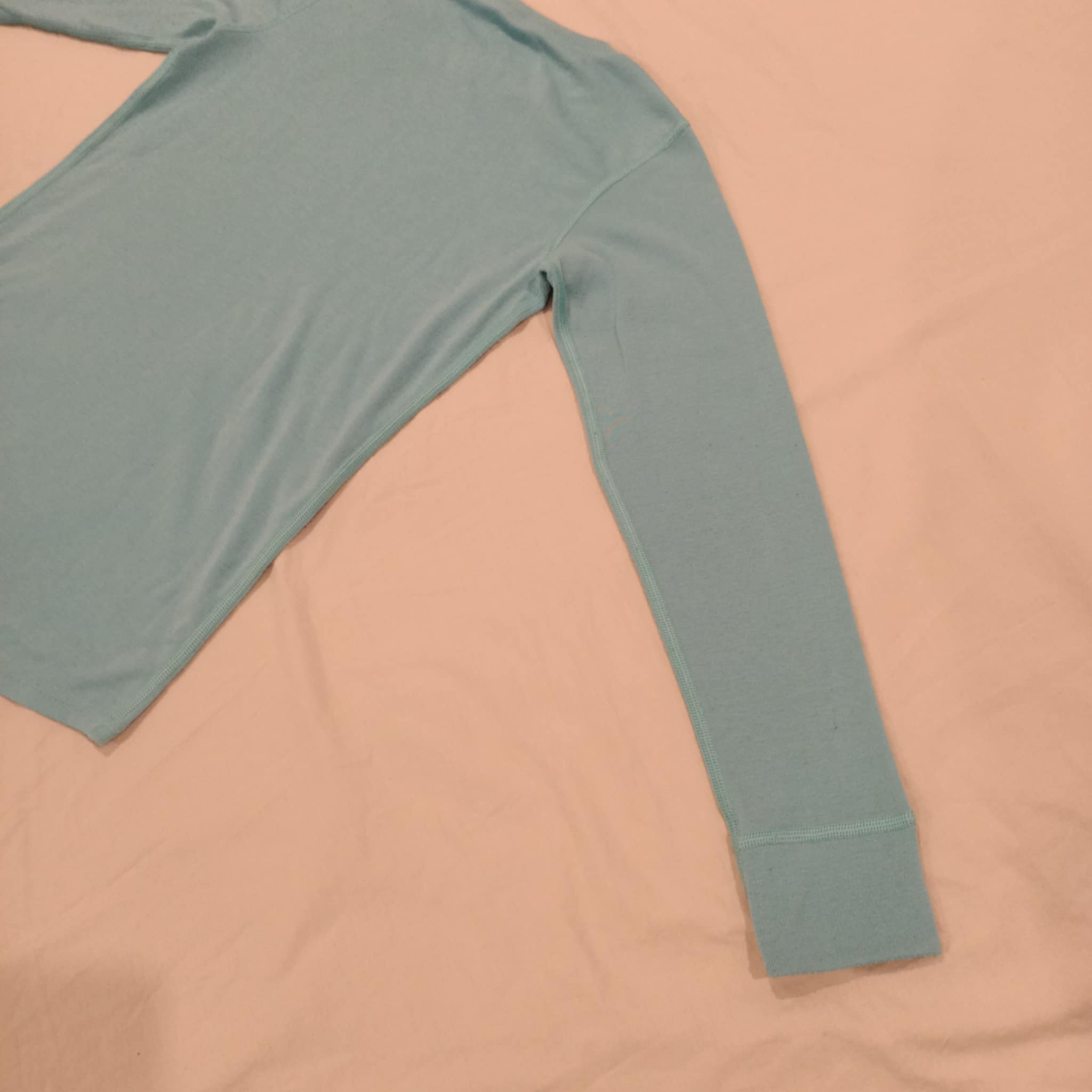 MACPAC thermal top size 10y unisex kids long sleeve light blue