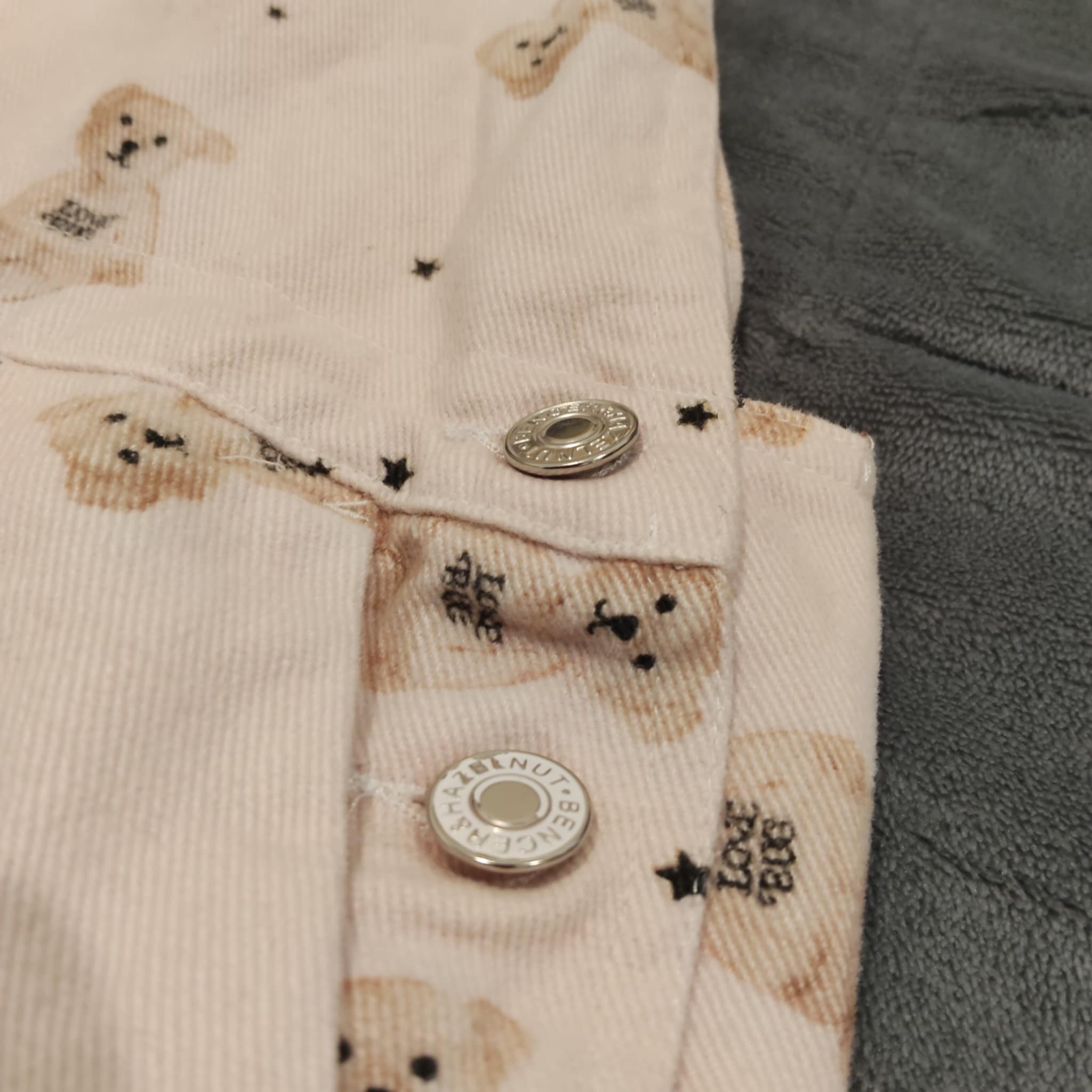 BENCER & HAZELNUT overalls size 8 girls teddy