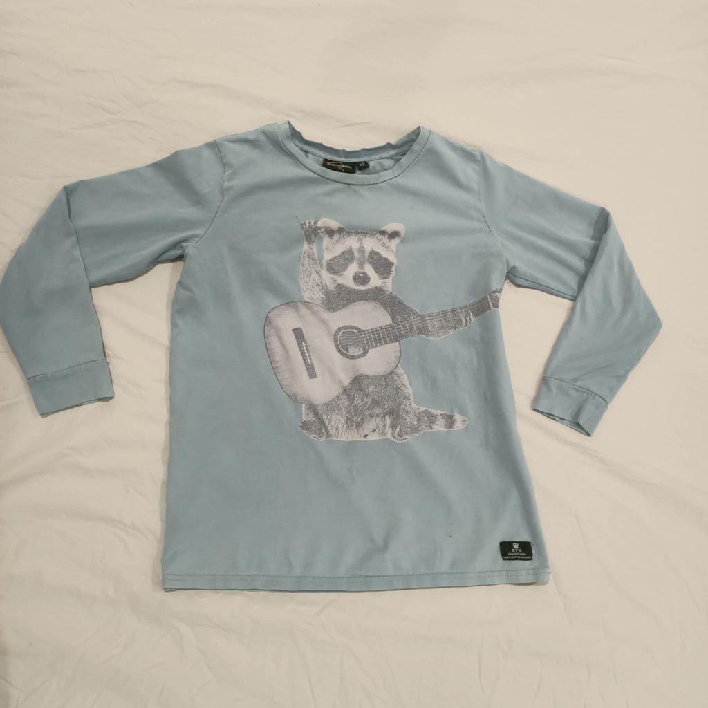 ROCK YOUR KID top size 12y boys long sleeve light blue