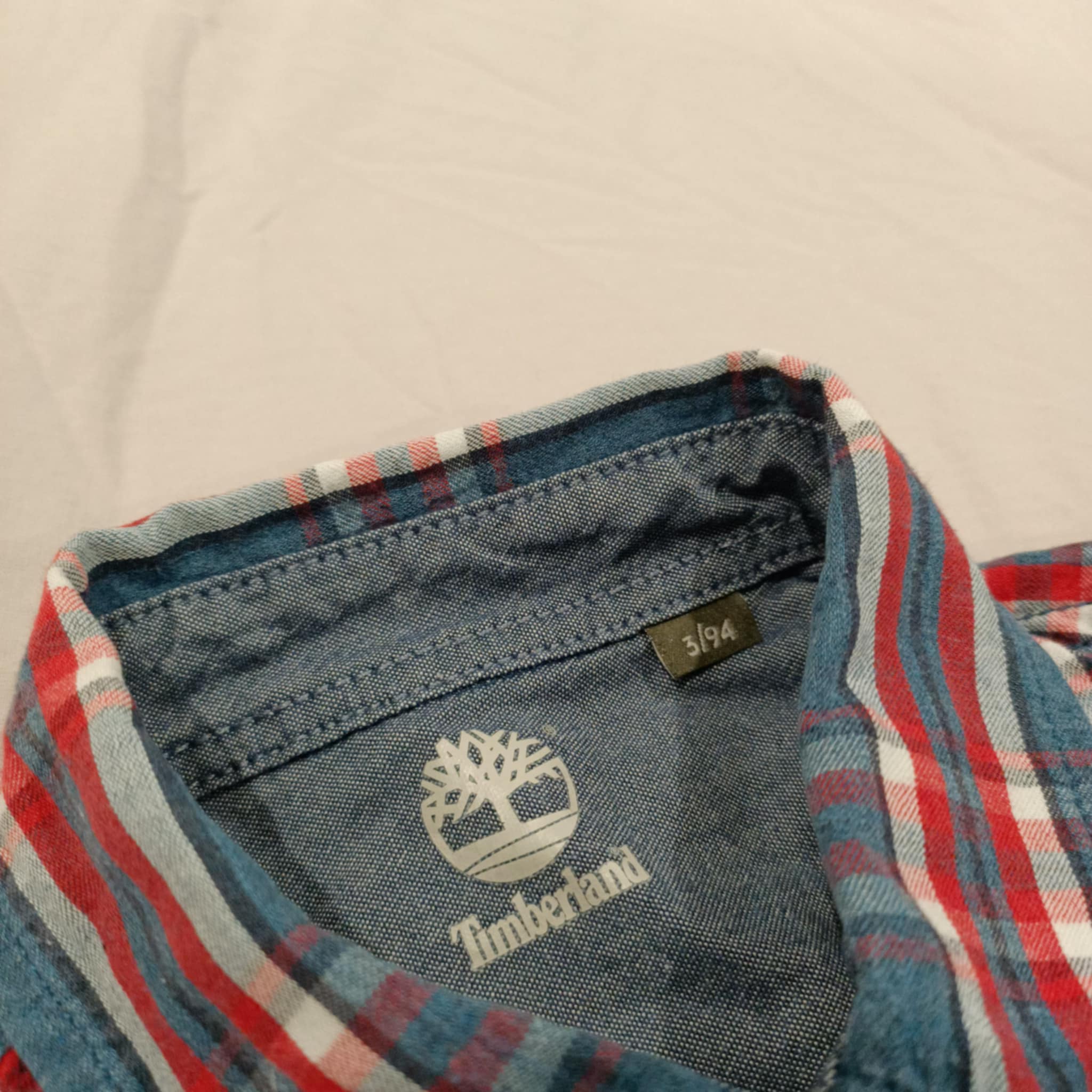 TIMBERLAND shirt size 3 boys checkered