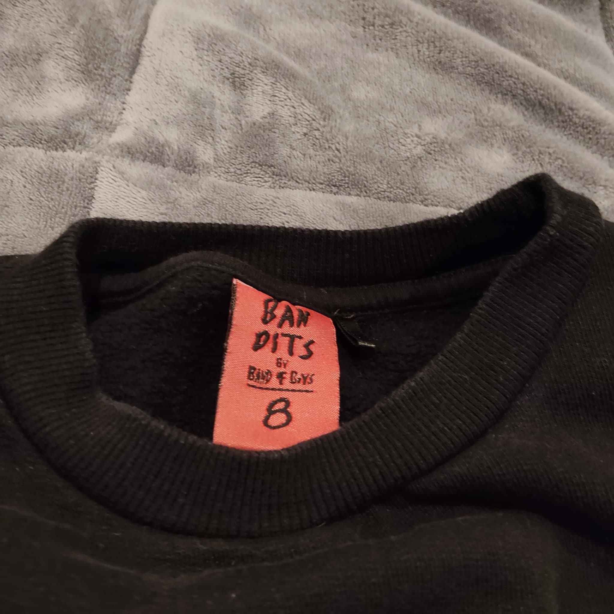 BAND OF BOYS jumper size 8 GOOD THING black