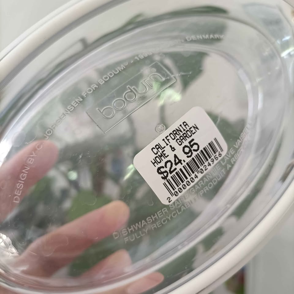 BODUM Parma clear plastic cheese box lid 15cm parmesan Danish design Jorgensen