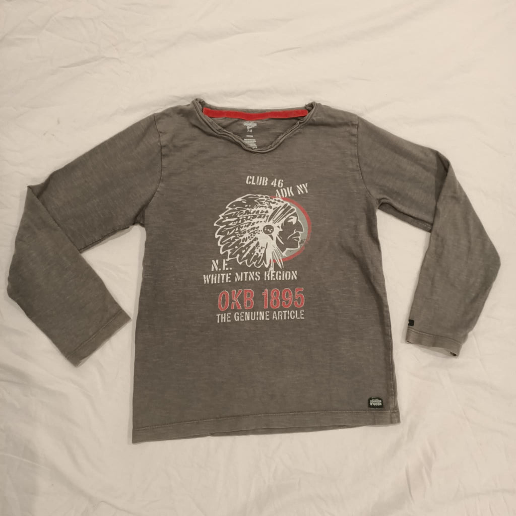 OSHKOSH top size 7-8 boys long sleeve